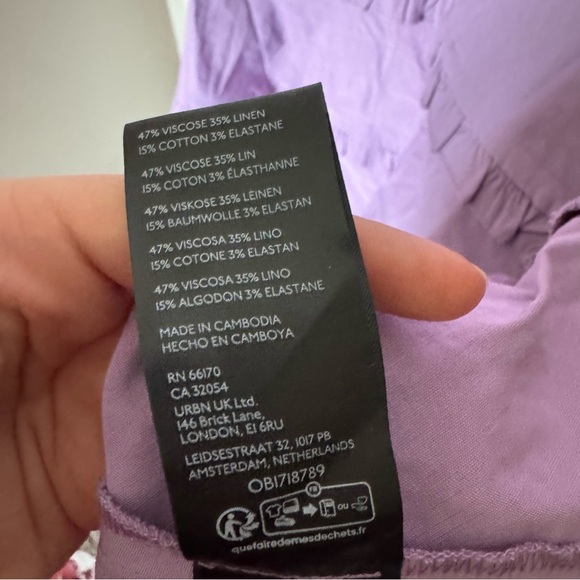 Anthropologie Lavender Midi Dress - Picture 5 of 8